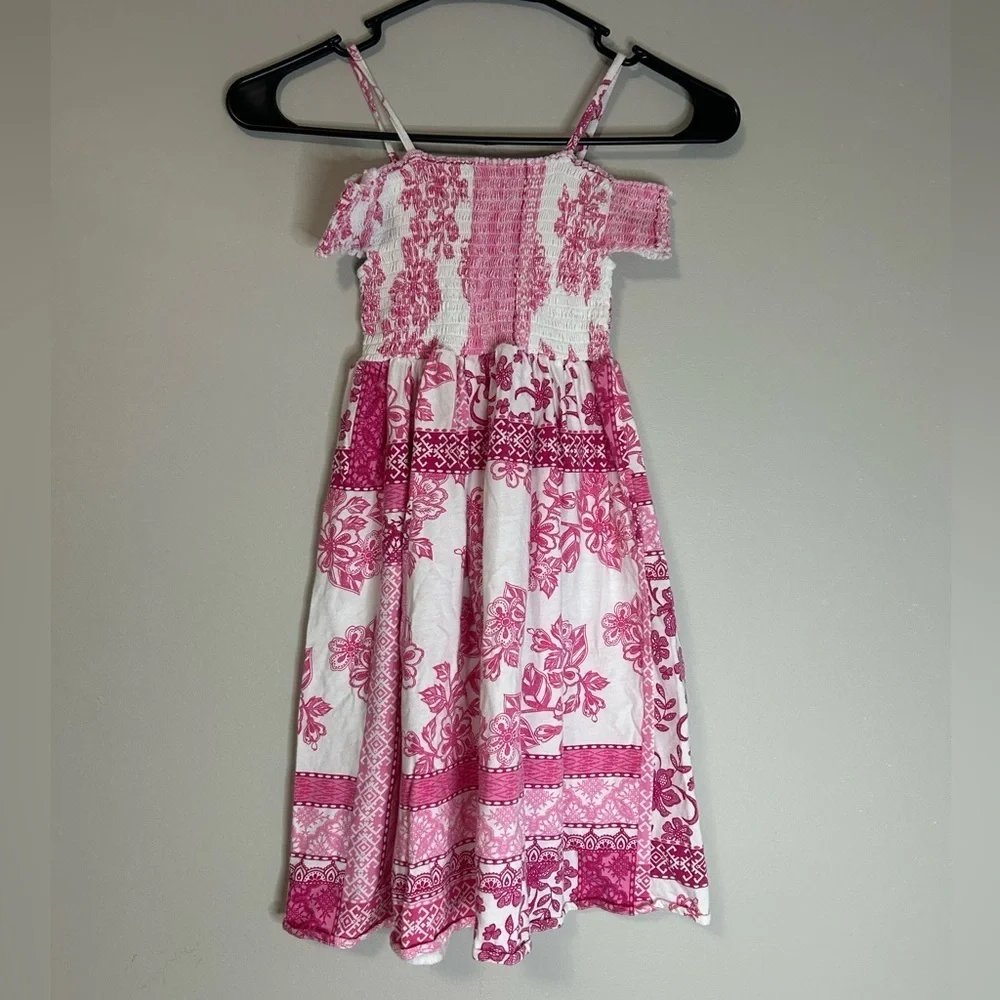 The Children’s Place Pink and White Smocked Sundress, Size 5/6 - Picture 5 of 5